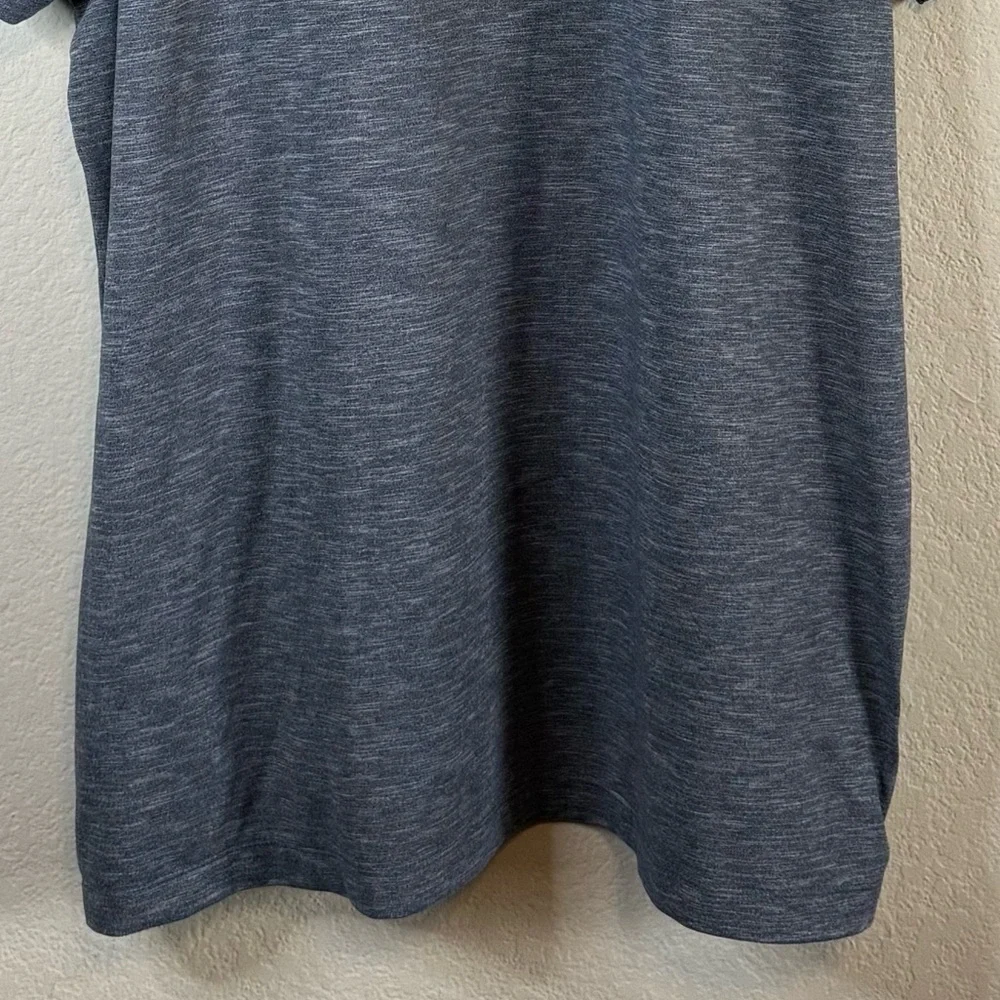 J Crew Gray Performance Short Sleeve Polo Shirt Lightweight Casual Top Size XL